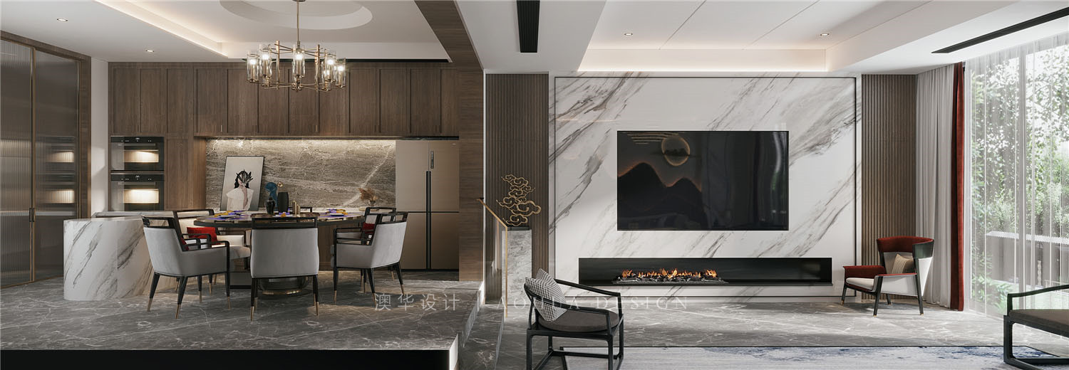 聯投半島,新中式,武漢裝修設計,武漢裝修