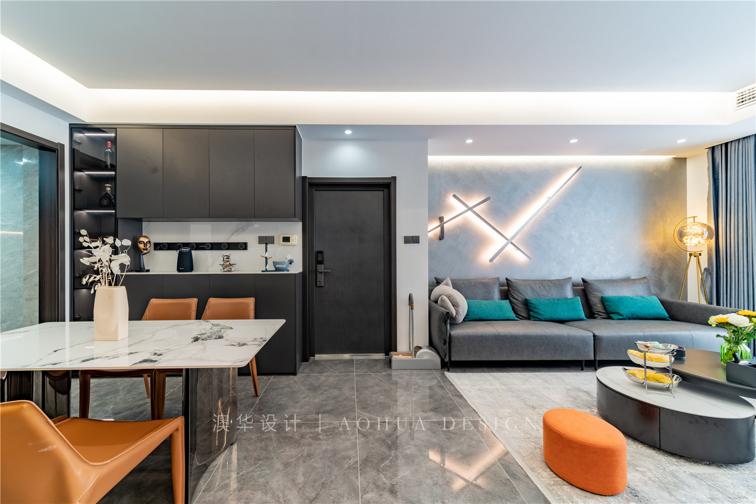 卡梅爾小鎮,卡梅爾小鎮118㎡,現代簡約,卡梅爾小鎮118平米