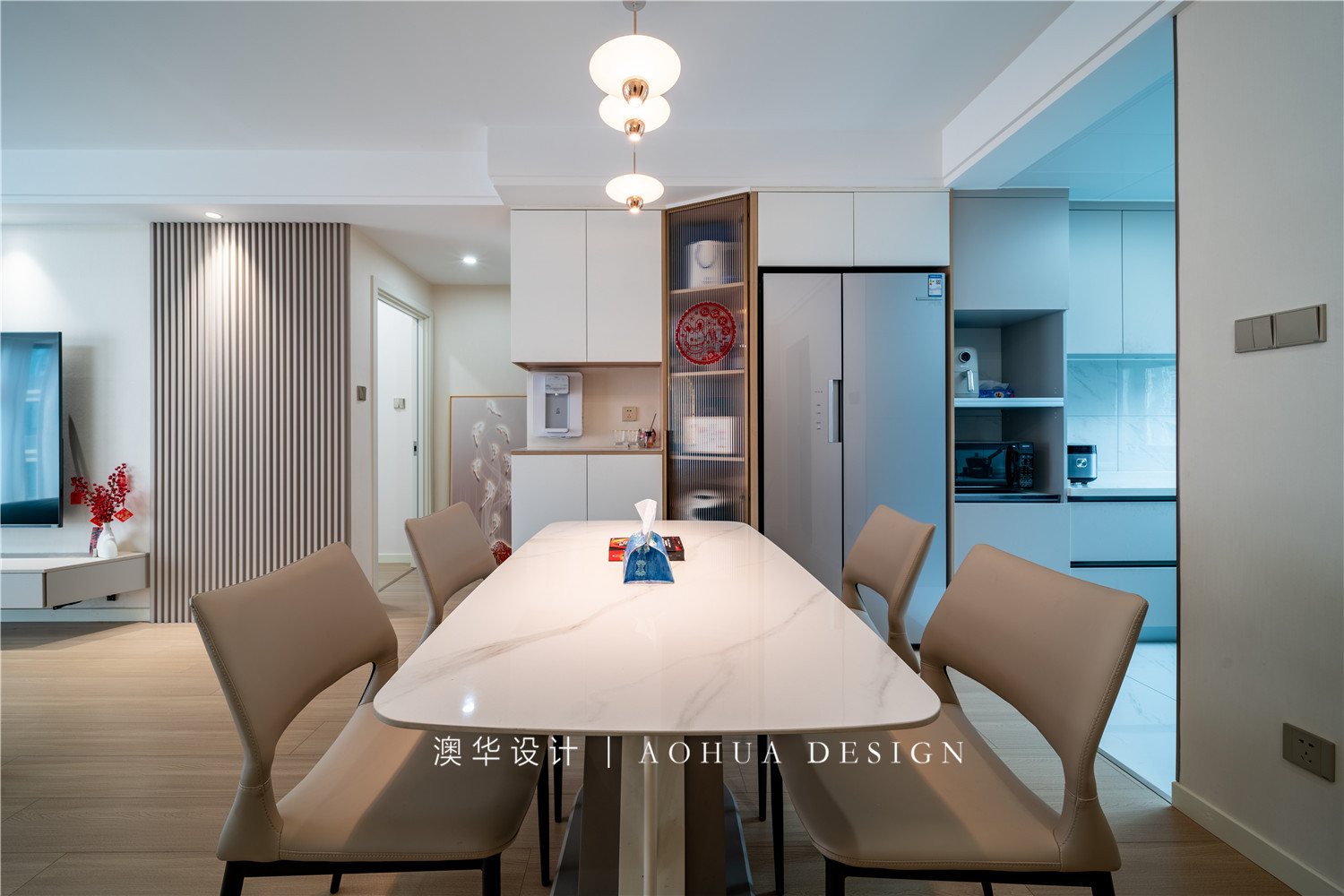 中建星光城128㎡,中建星光城,現代奶油