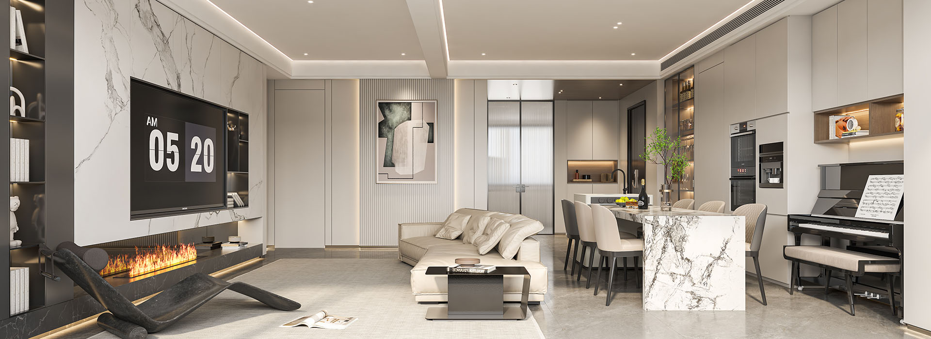 月亮灣179㎡現代簡約