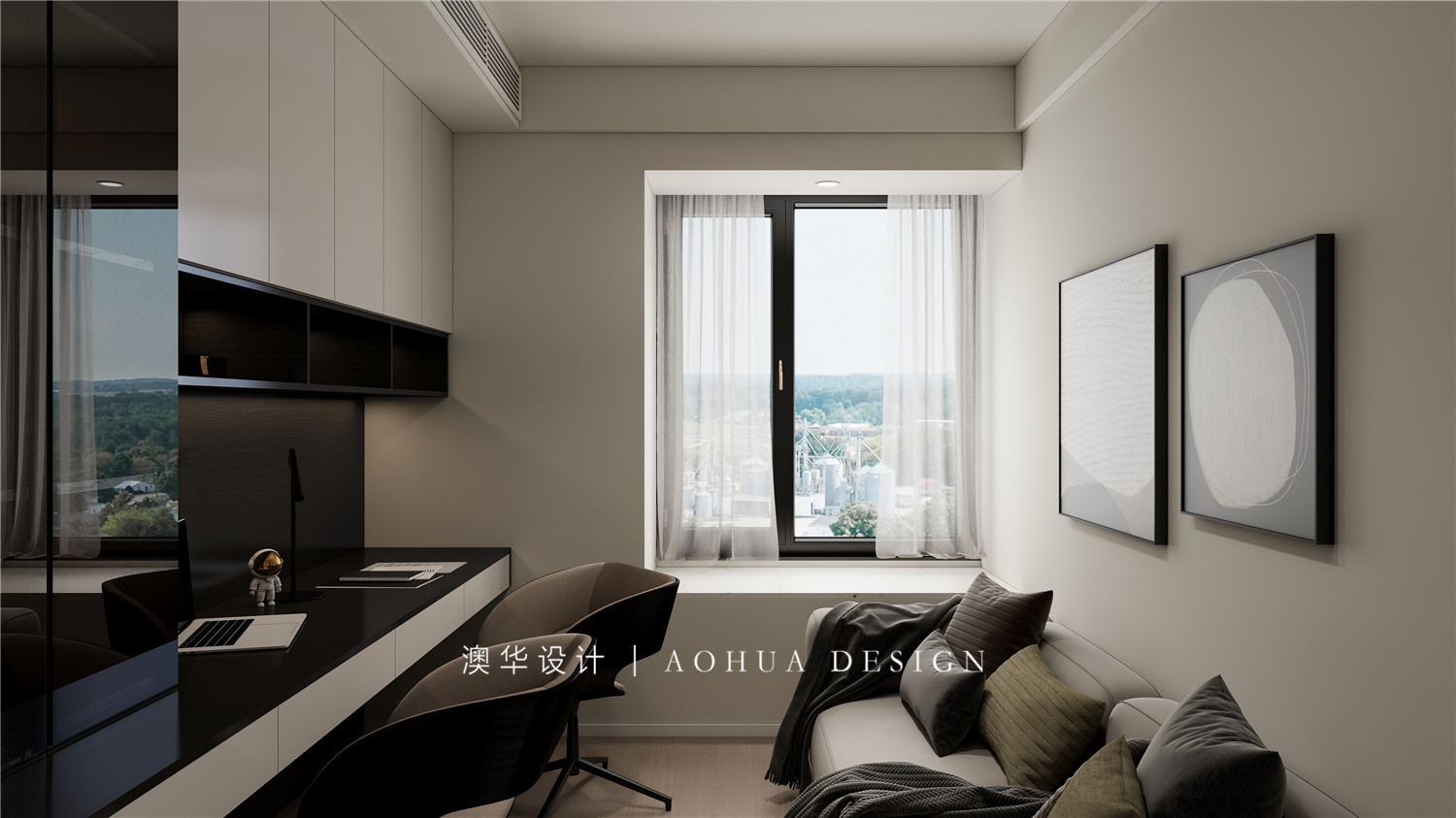 中建壹品瀾灣125㎡現代風