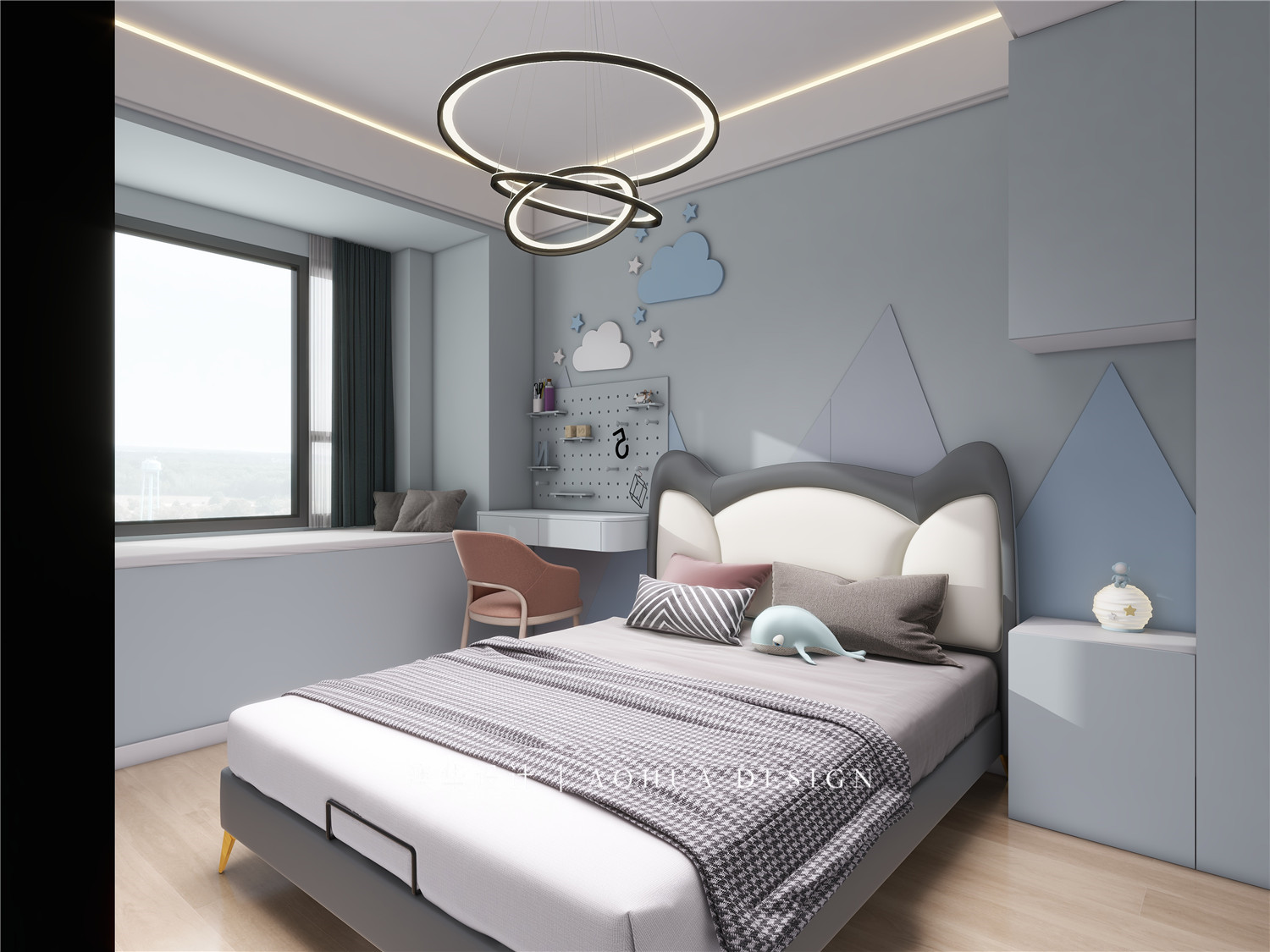 融創(chuàng)玖璽臺130㎡現(xiàn)代都市風(fēng)