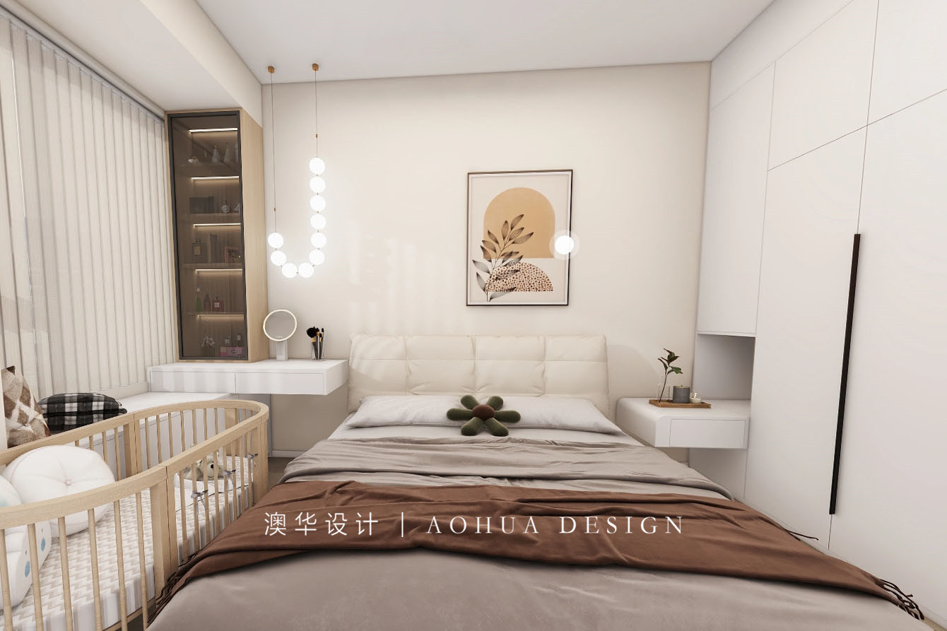 中科新苑108㎡奶油風(fēng)