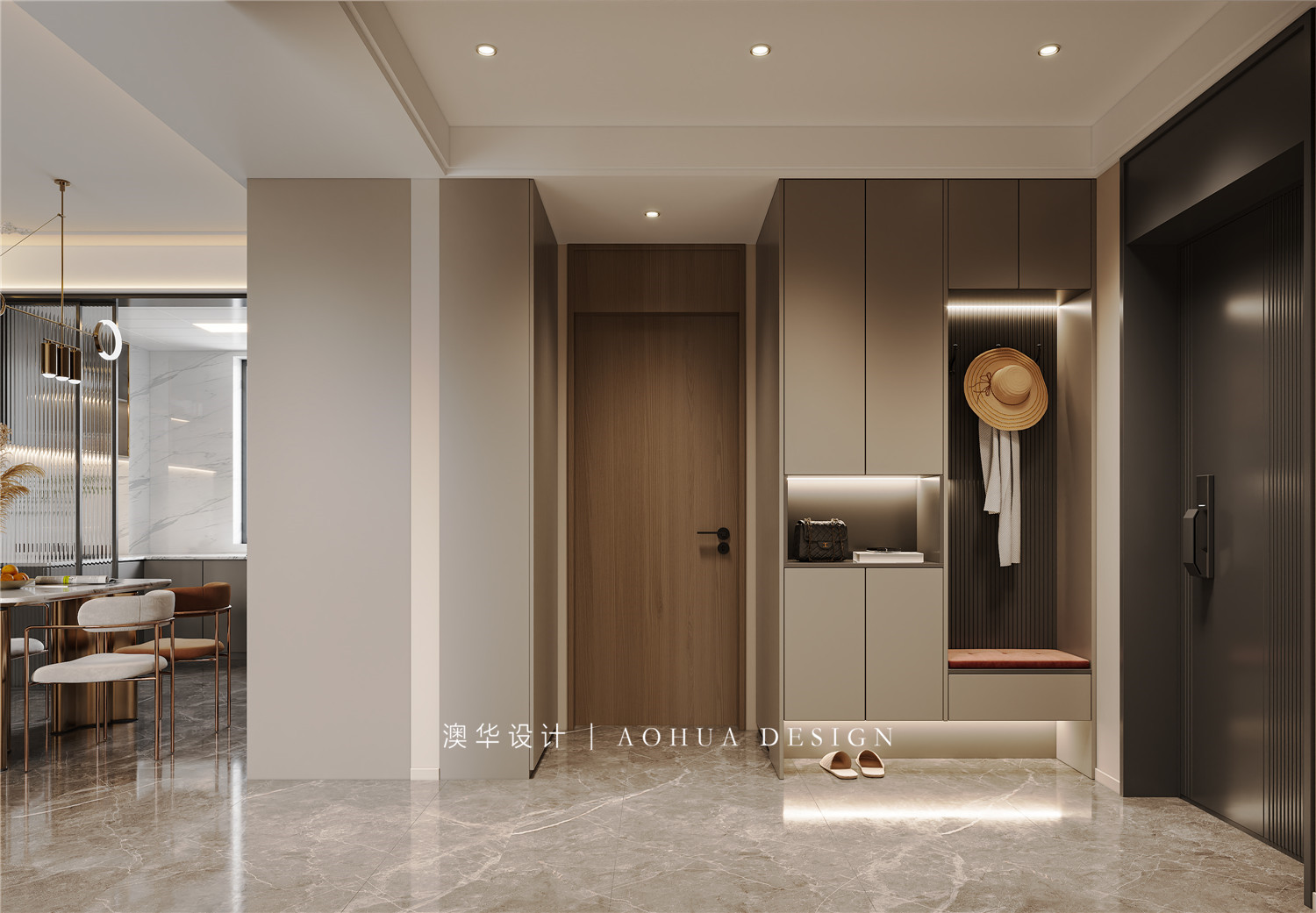 融創(chuàng)玖璽臺(tái)132㎡簡法輕奢混搭風(fēng)