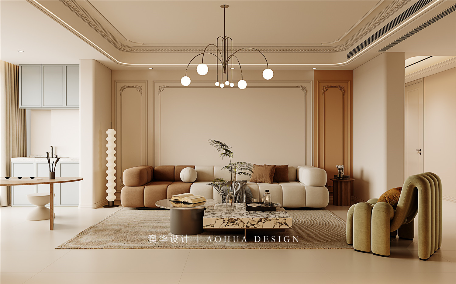 華發外灘首府190㎡輕法式