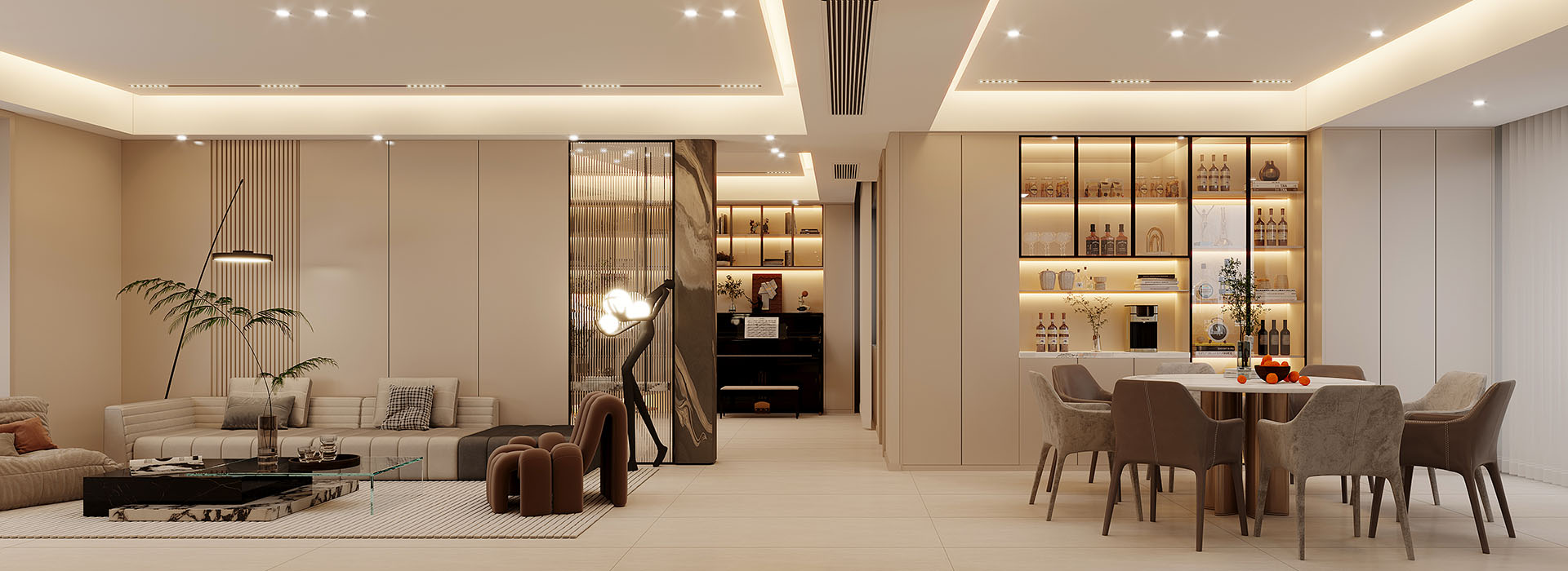 錦繡龍城190㎡現代輕奢