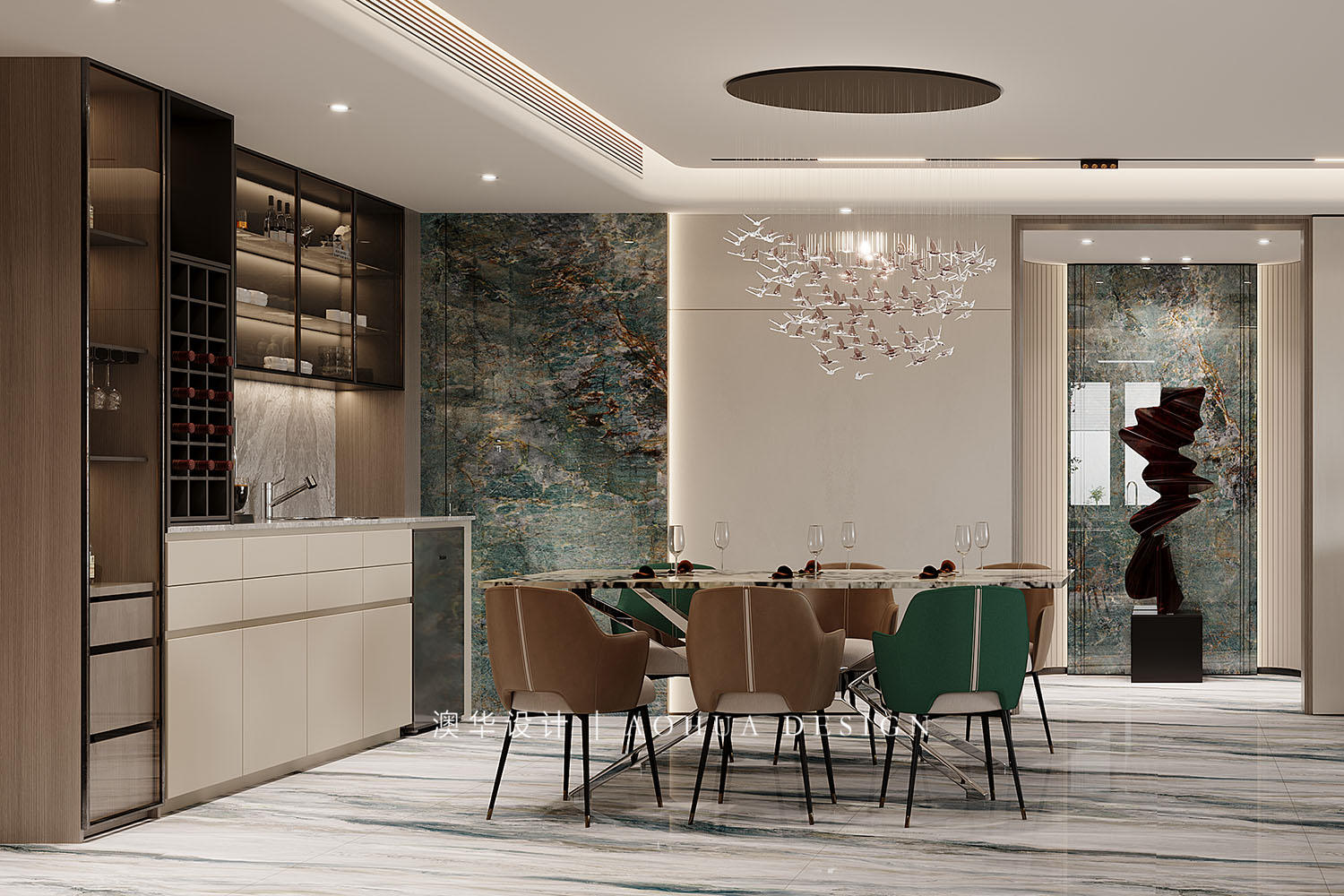 聯投江南岸170㎡輕奢風