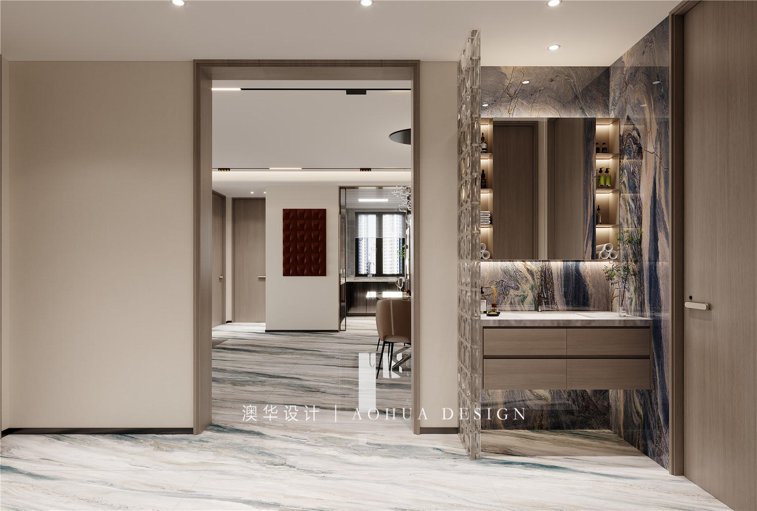 聯投江南岸170㎡輕奢風