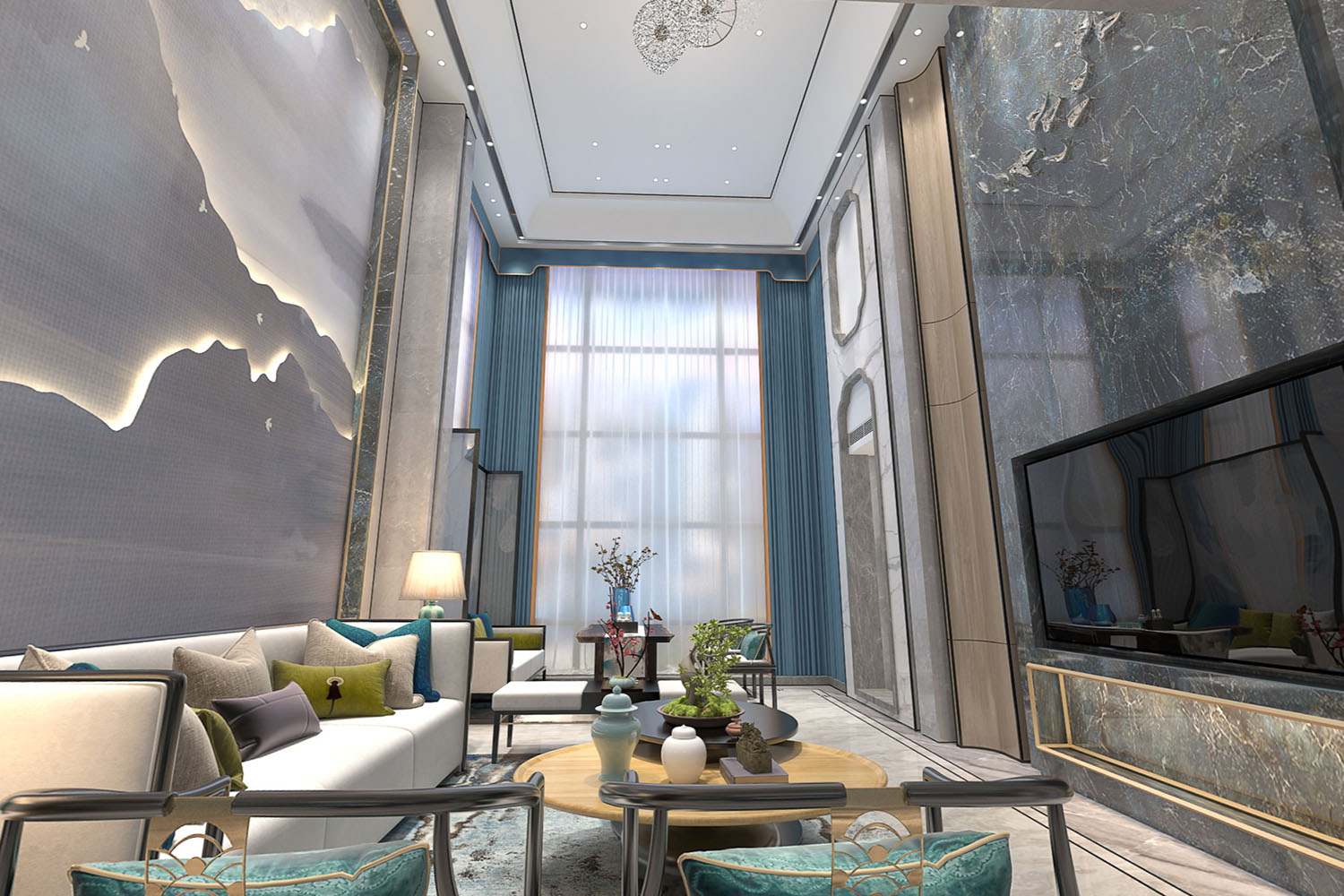 御華園378㎡港式現代