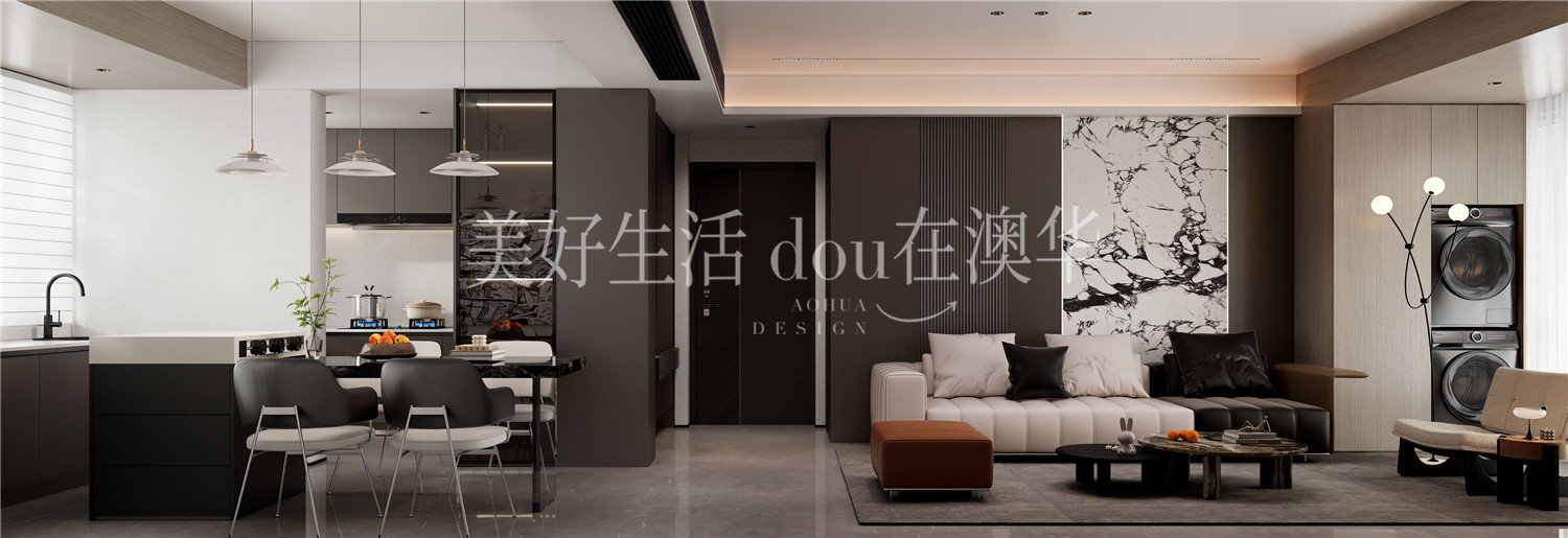 幸福時代大家122㎡意式風(fēng),幸福時代大家裝修效果圖