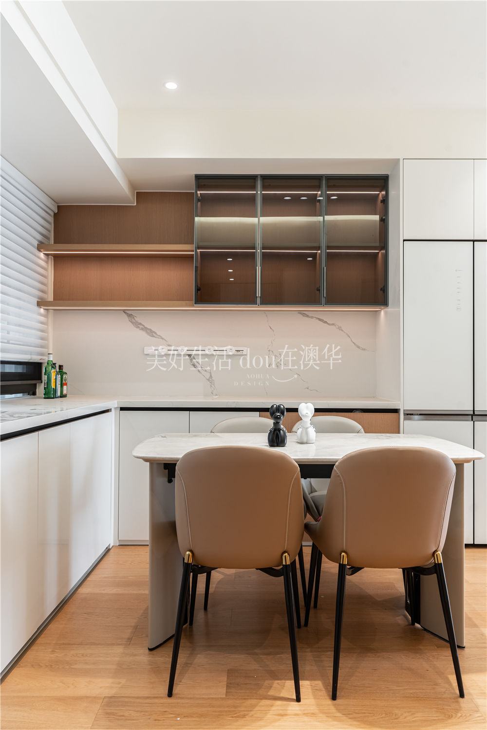 華發中城薈中央首府裝修,武漢裝修設計,現代原木風裝修