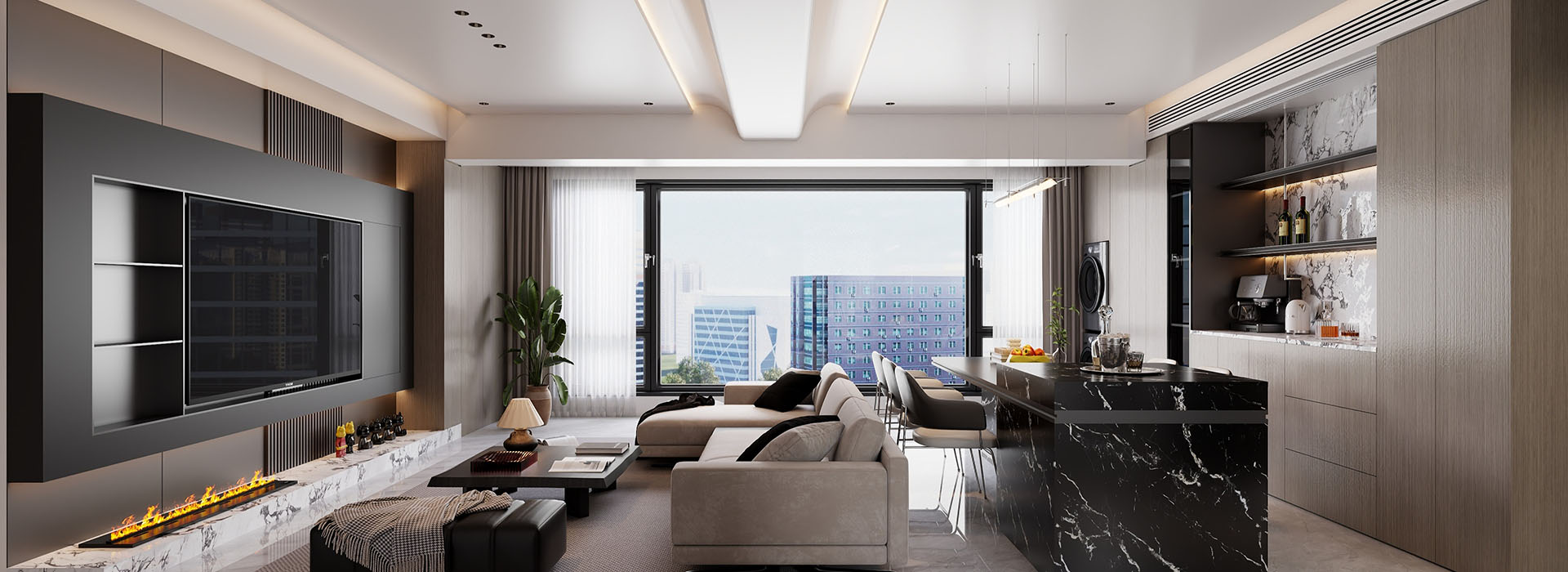 華發都薈天地裝修效果圖