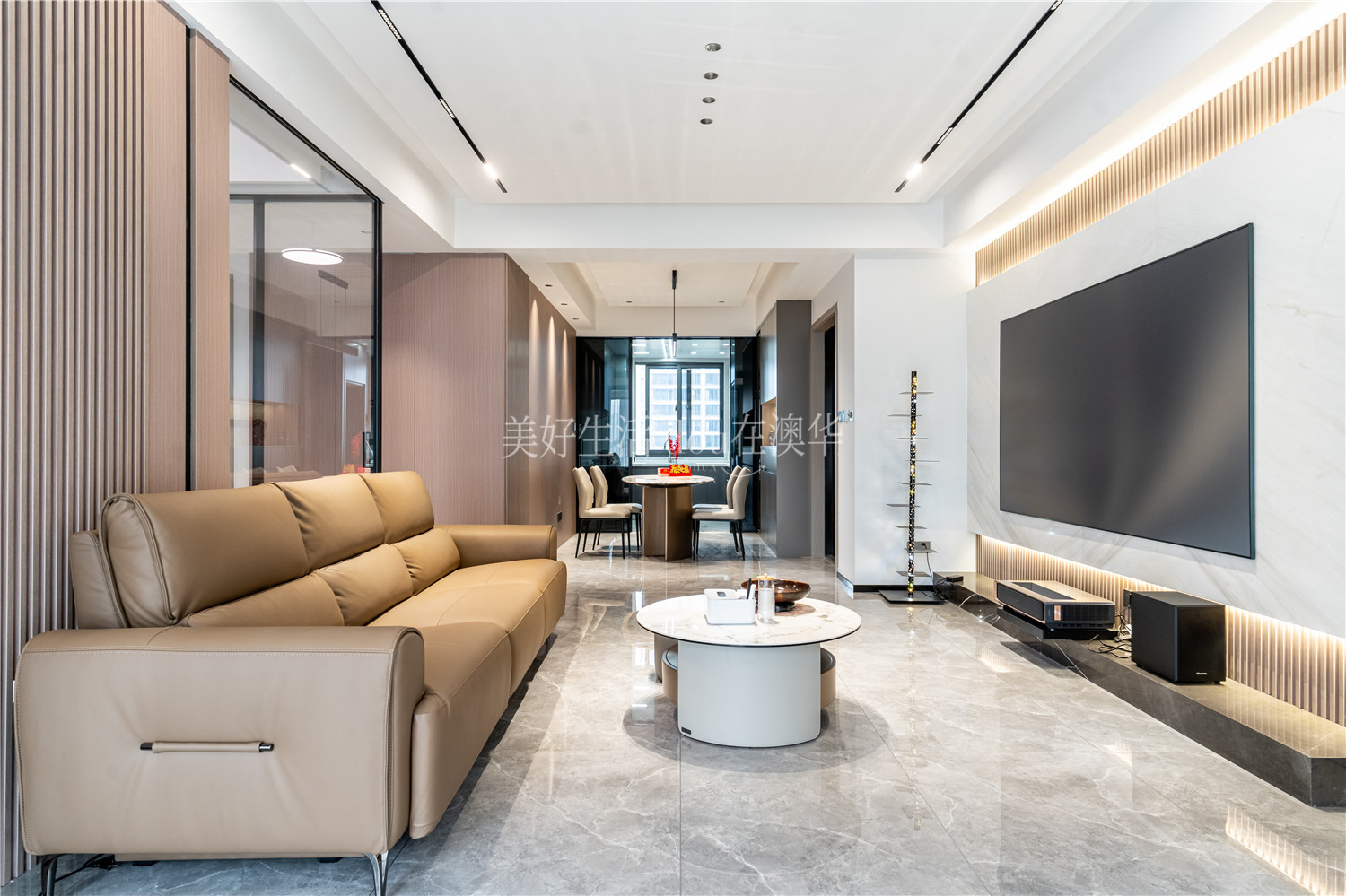 月亮灣壹號裝修,現(xiàn)代風(fēng)格,武漢室內(nèi)裝修