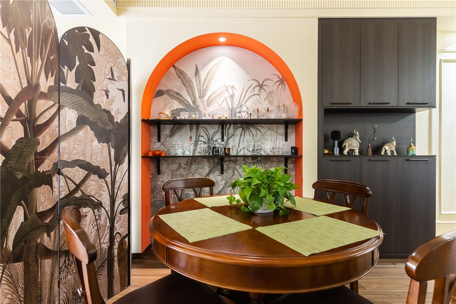 鵬湖灣裝修,美式復古,武漢裝修設計