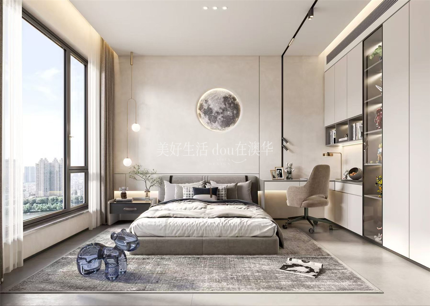 中城光谷龍山湖裝修效果圖,武漢裝修設計