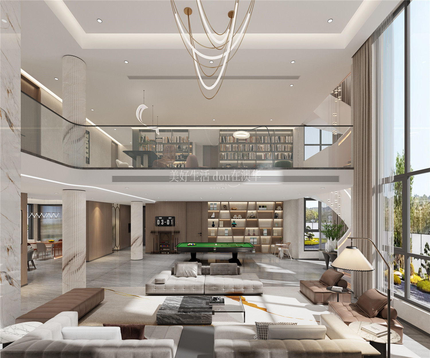 水藍郡裝修效果圖,武漢室內設計