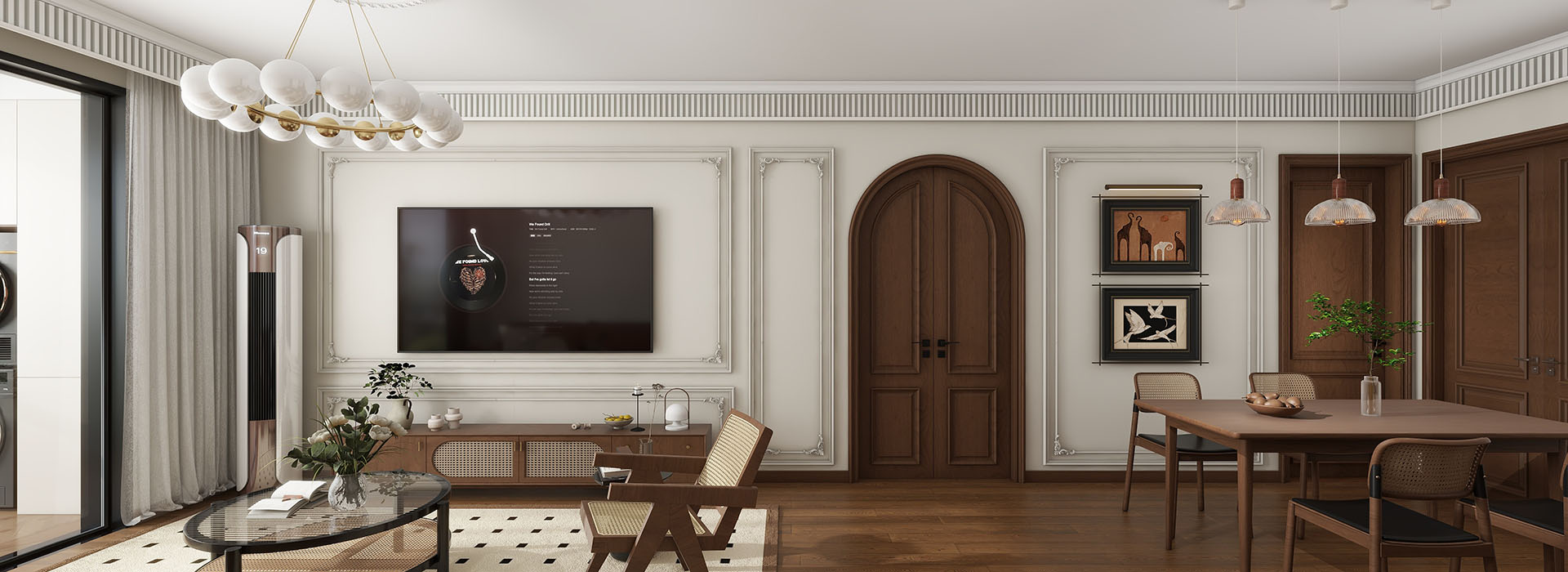 長江委裝修,中古風