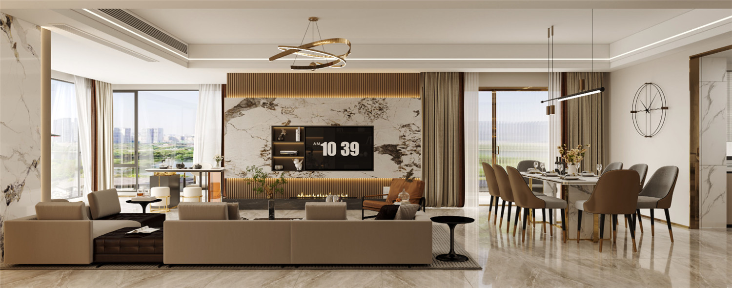 西北湖御璽灣裝修,大平層裝修