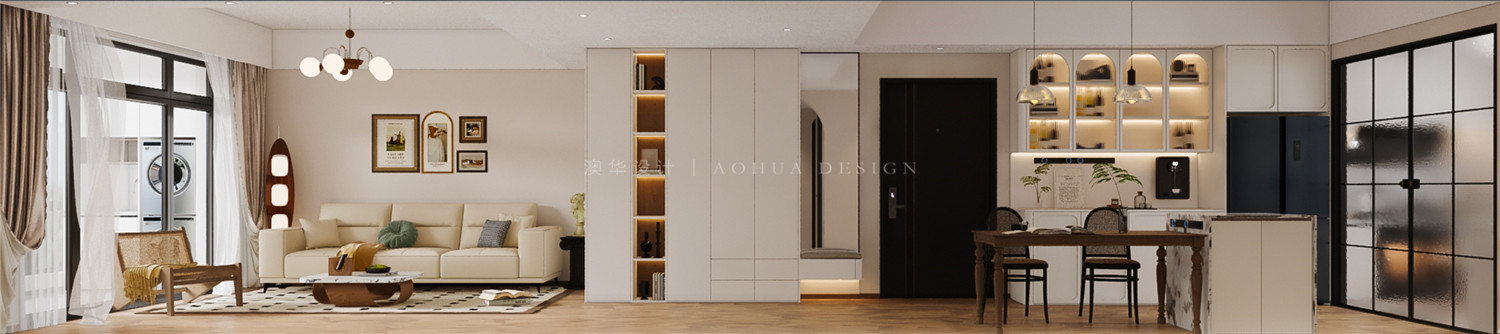 毛坯房裝修,三代同堂