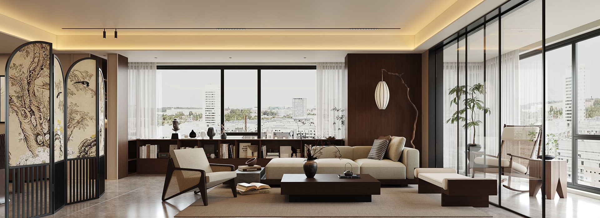 武漢瑞府裝修,中古風(fēng)