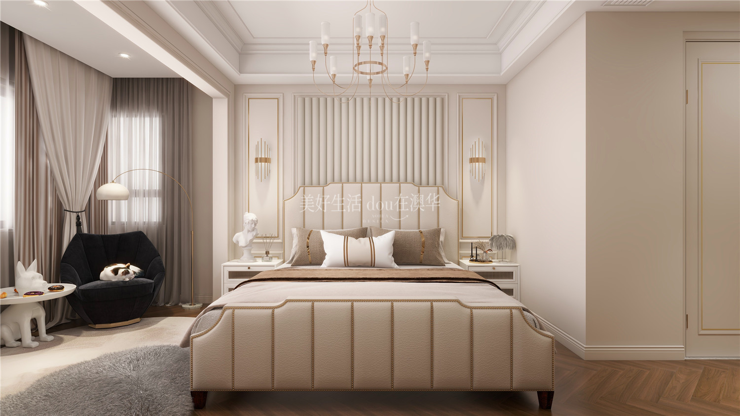 城投聯投譽江南裝修,法式輕奢