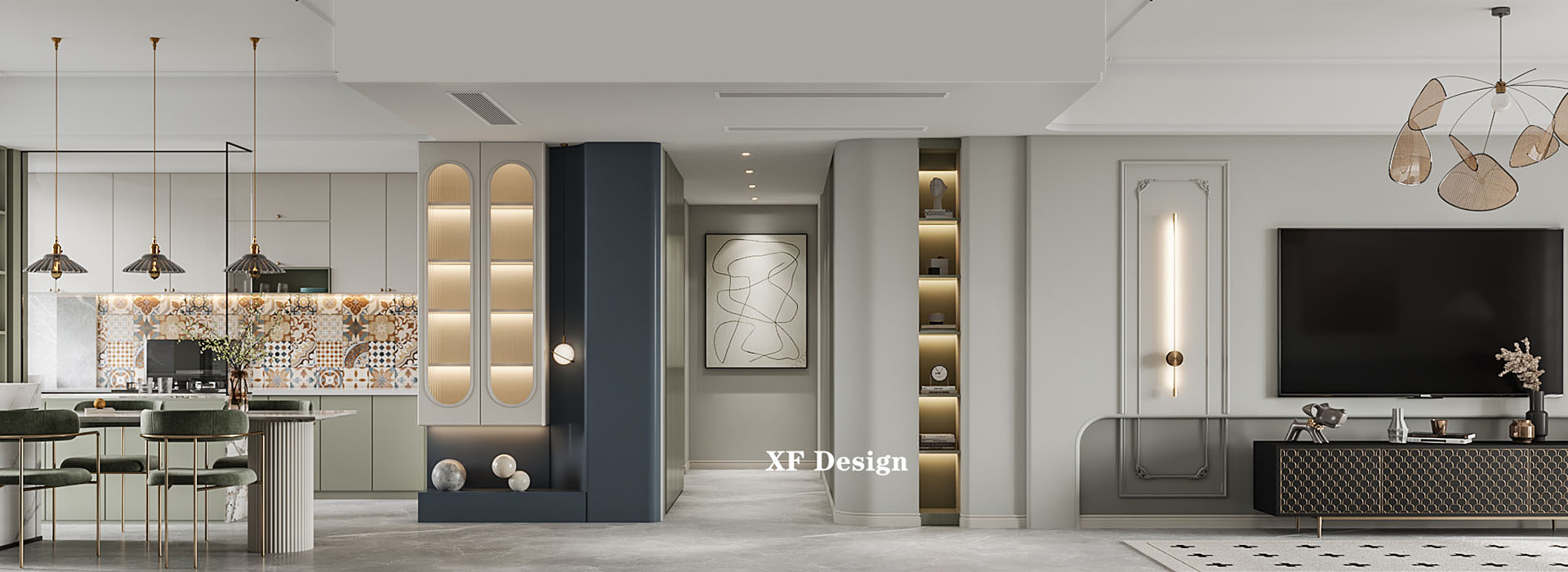 漢口花園裝修,法式風