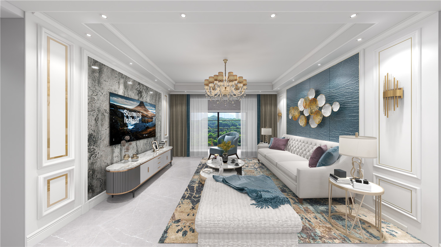 龍湖天璽裝修,歐式風