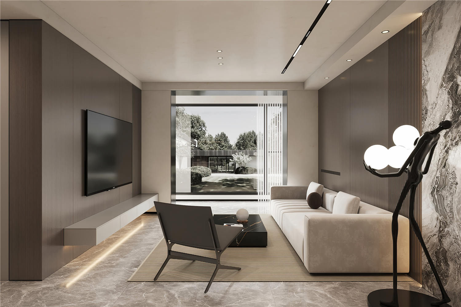 福星惠譽月亮灣裝修,意式極簡