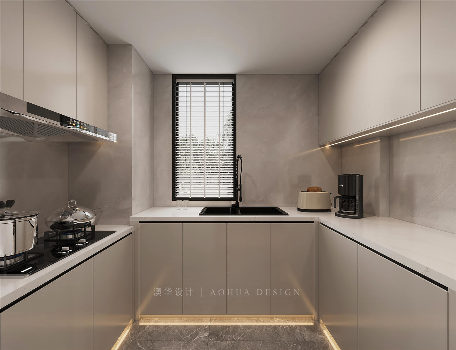 福星惠譽月亮灣裝修,意式極簡