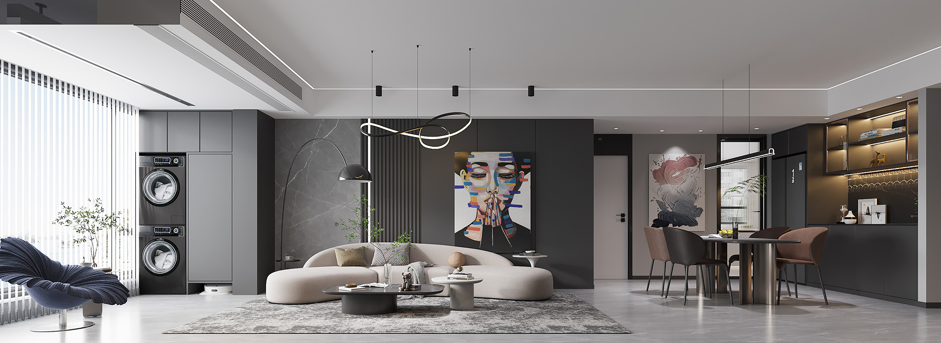 菱湖佳苑裝修,意式極簡