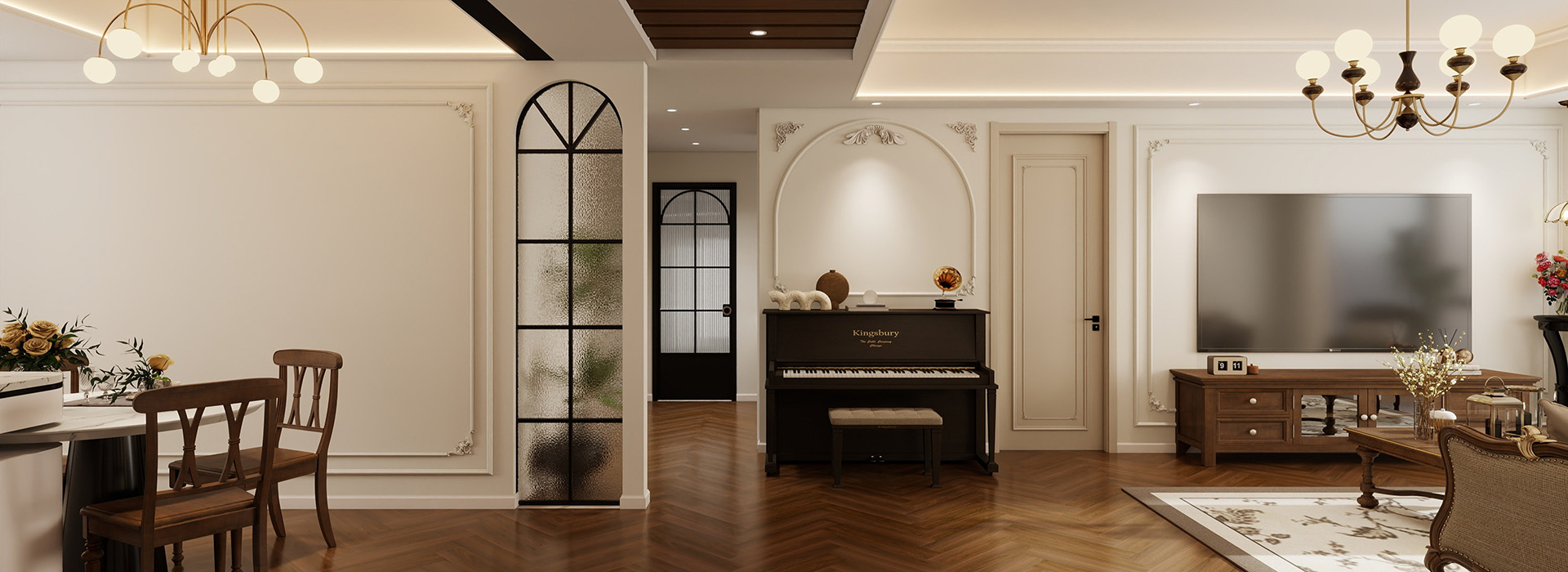 東湖風光裝修,美式風格