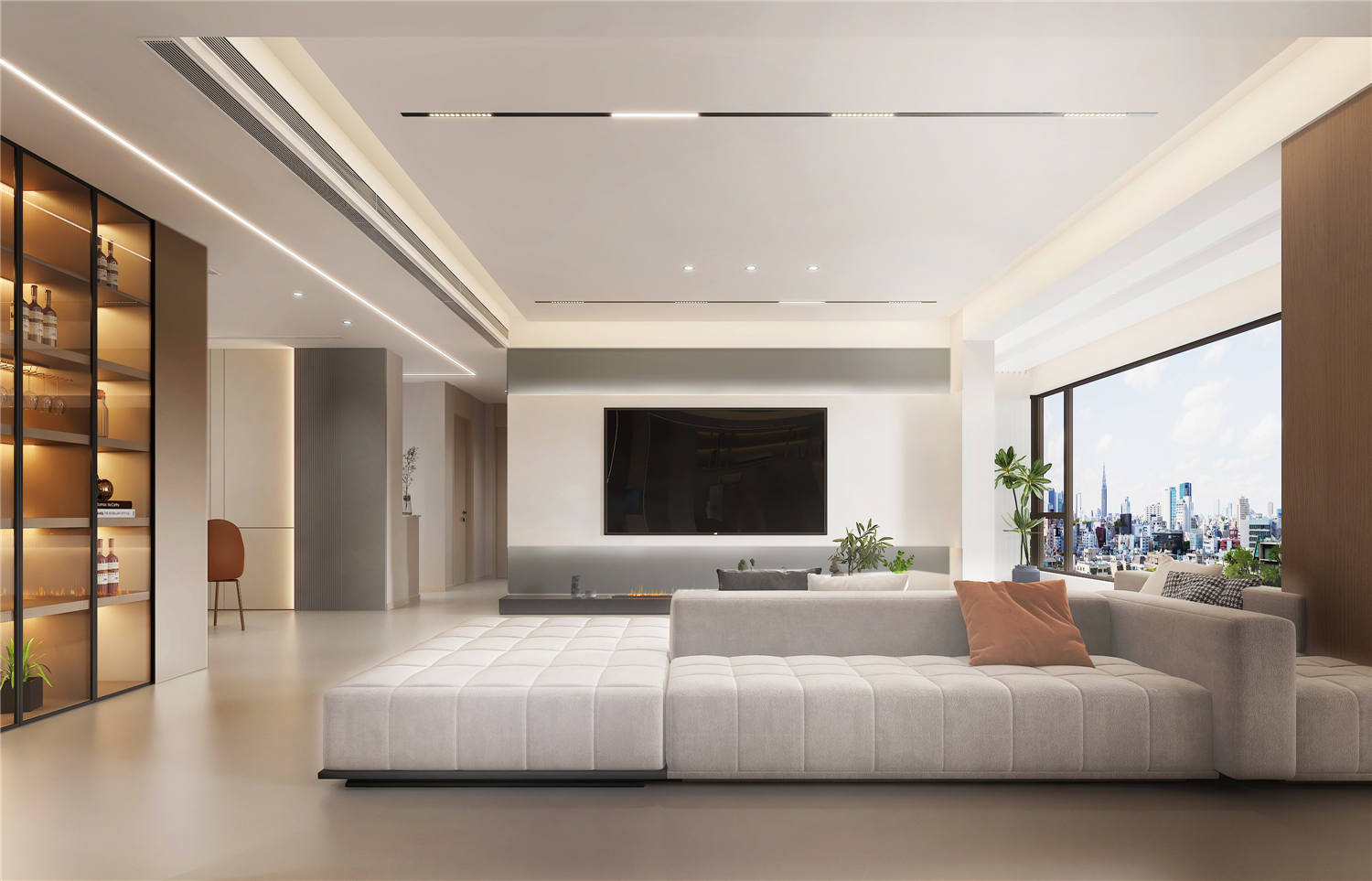 香樾洲裝修,現代輕奢風格