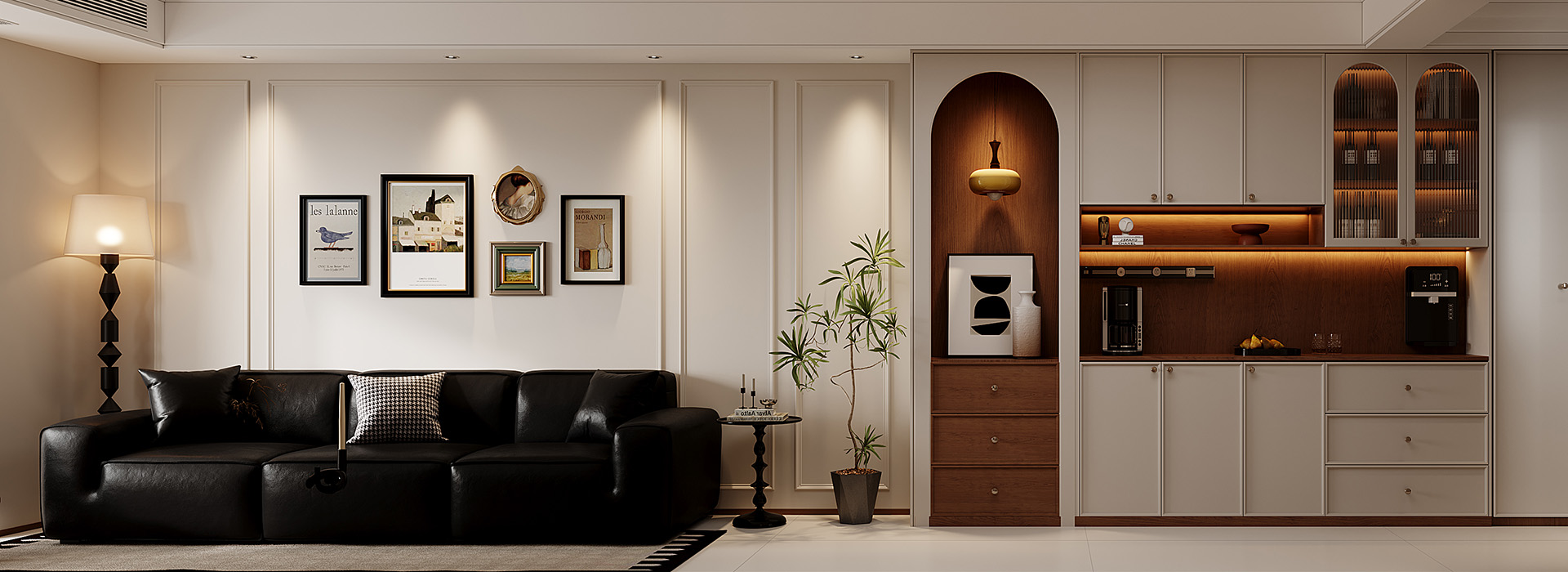 華僑城紅坊裝修,中古風