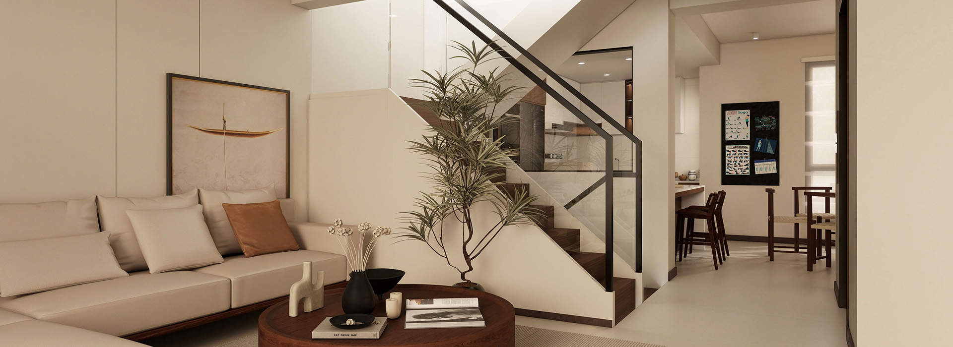 春水行云聯排別墅,現代簡約風格