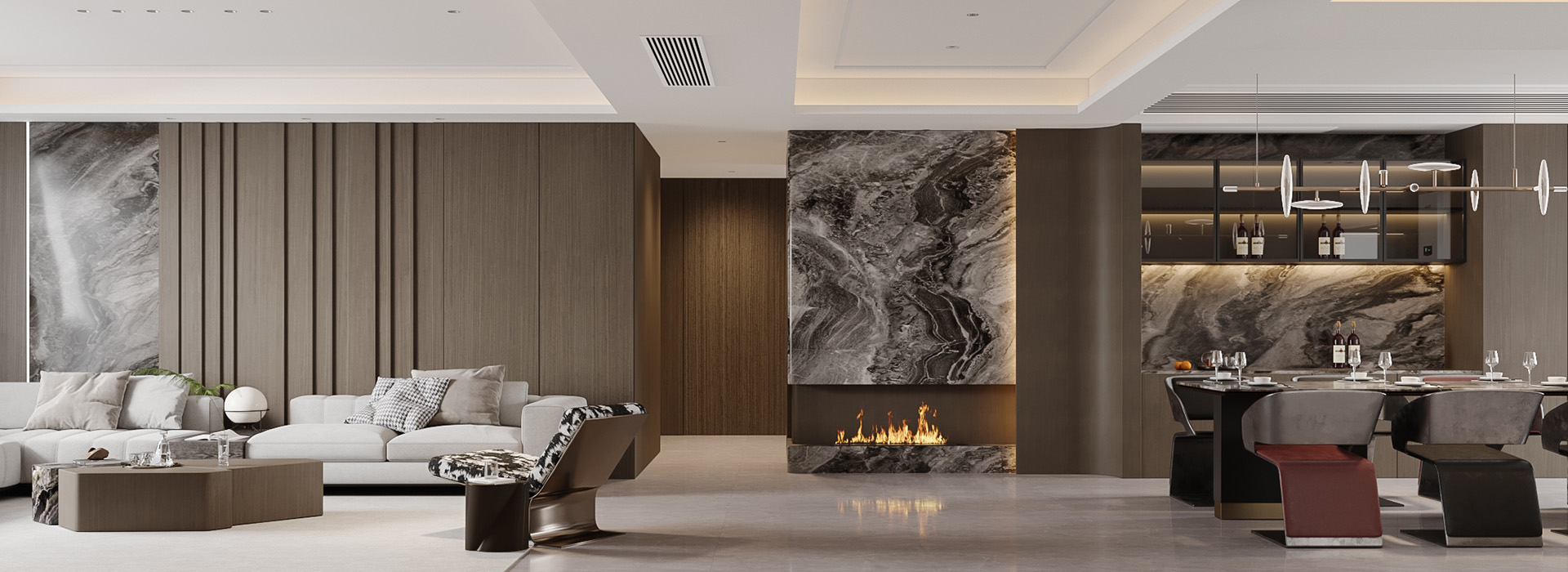 世茂天胤裝修,意式輕奢