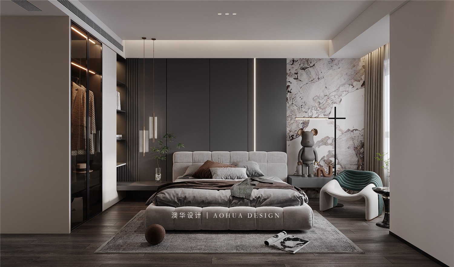 御江壹品青山樽裝修,意式輕奢風格