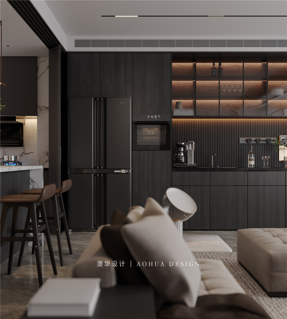 禹洲新希望·雍禧蘭臺裝修,現代輕奢風格