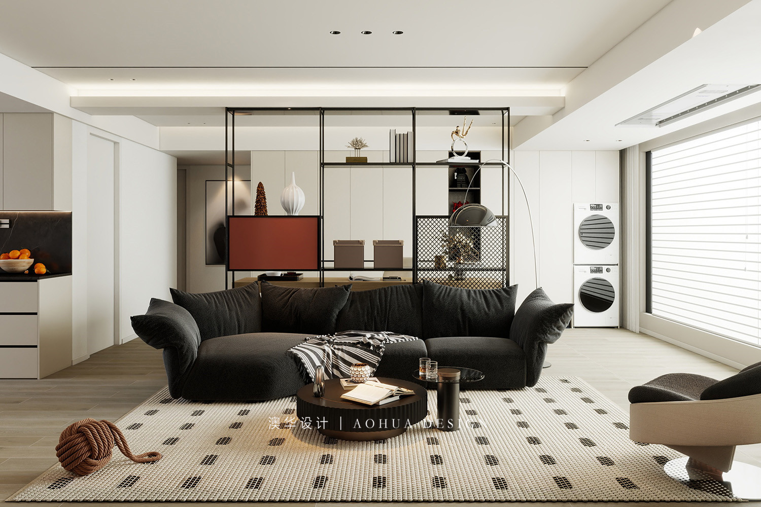 華發(fā)都薈天地裝修,現(xiàn)代風格裝修