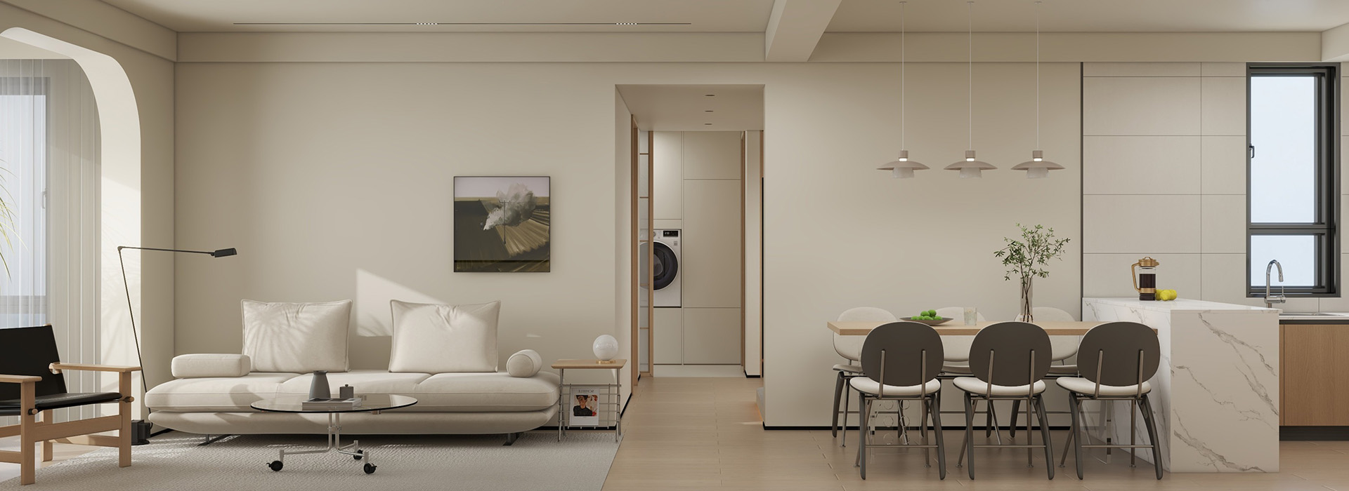 金輝世界城裝修,現(xiàn)代原木風(fēng)格