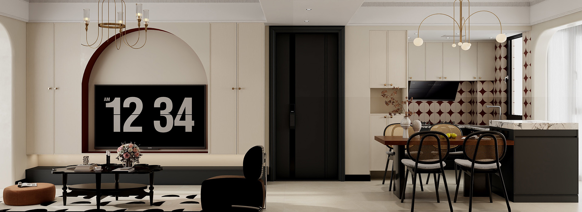 漢口澎拜城裝修,法式復古風格