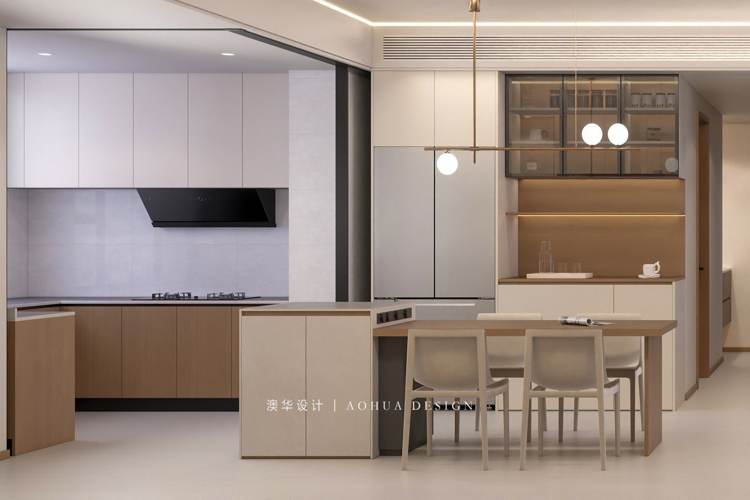 樾景臺裝修,現(xiàn)代原木風(fēng)格