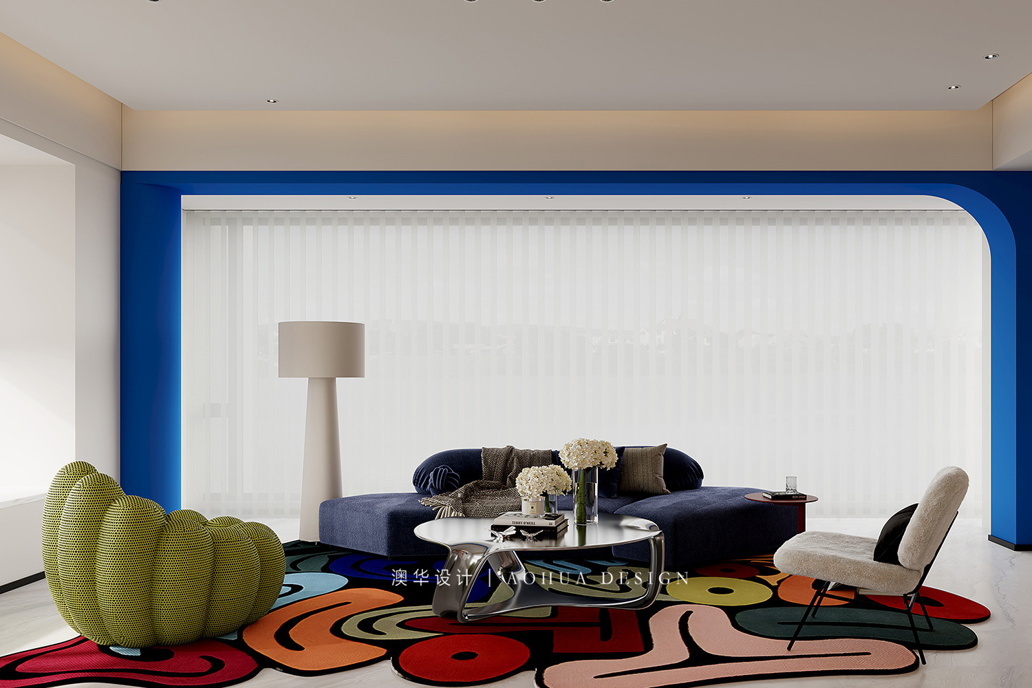 大戶型裝修,孟菲斯風格