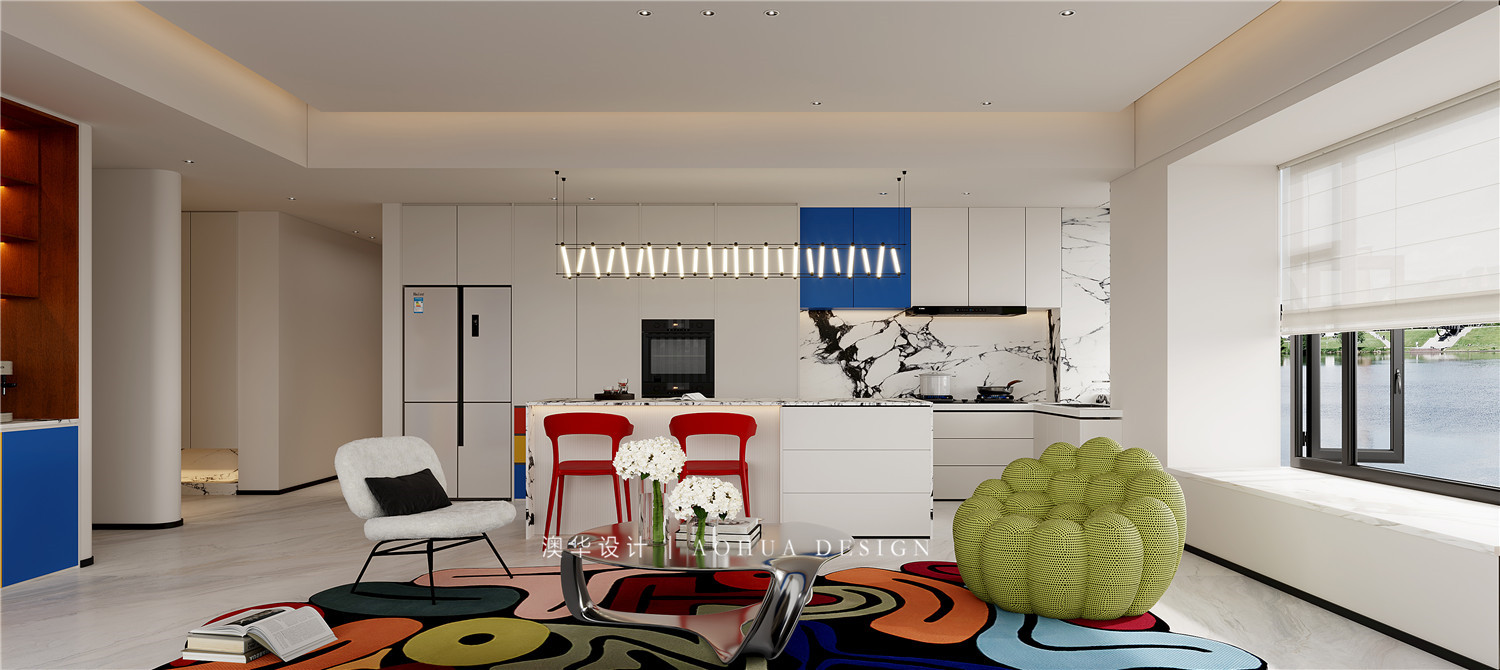 大戶型裝修,孟菲斯風格