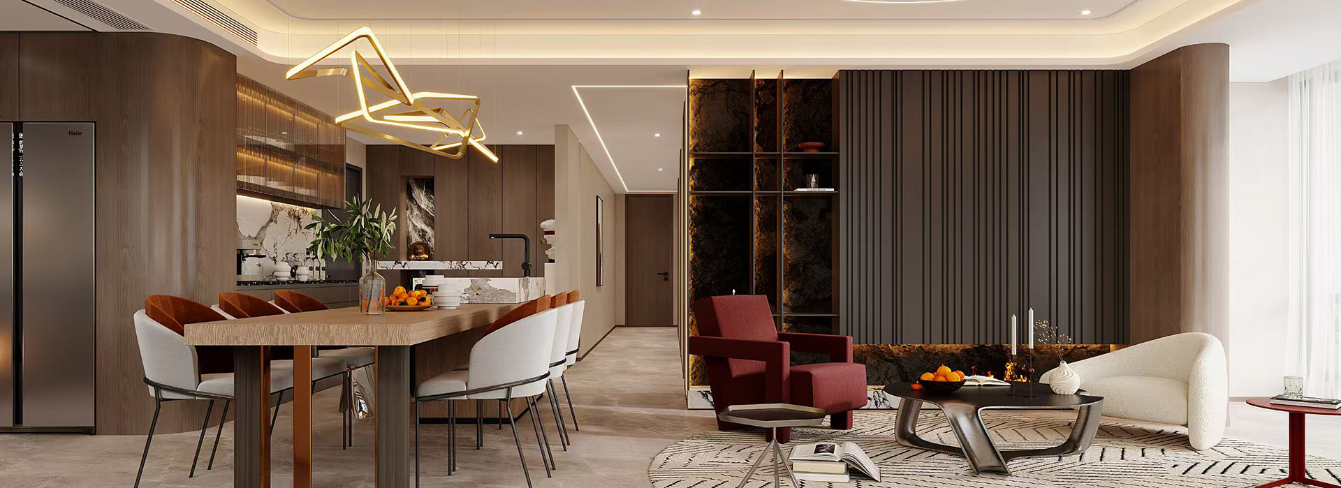 城投聯(lián)投譽江南裝修,意式輕奢風格