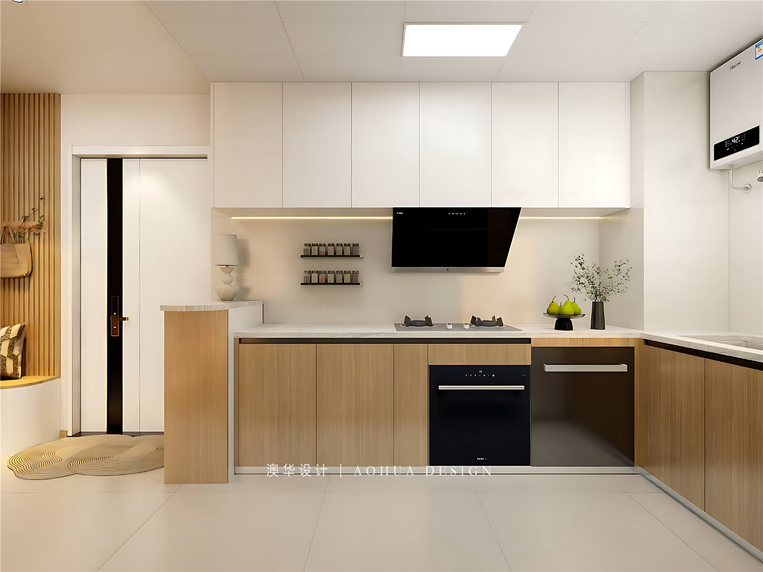 光谷悅城裝修,現(xiàn)代奶油風格