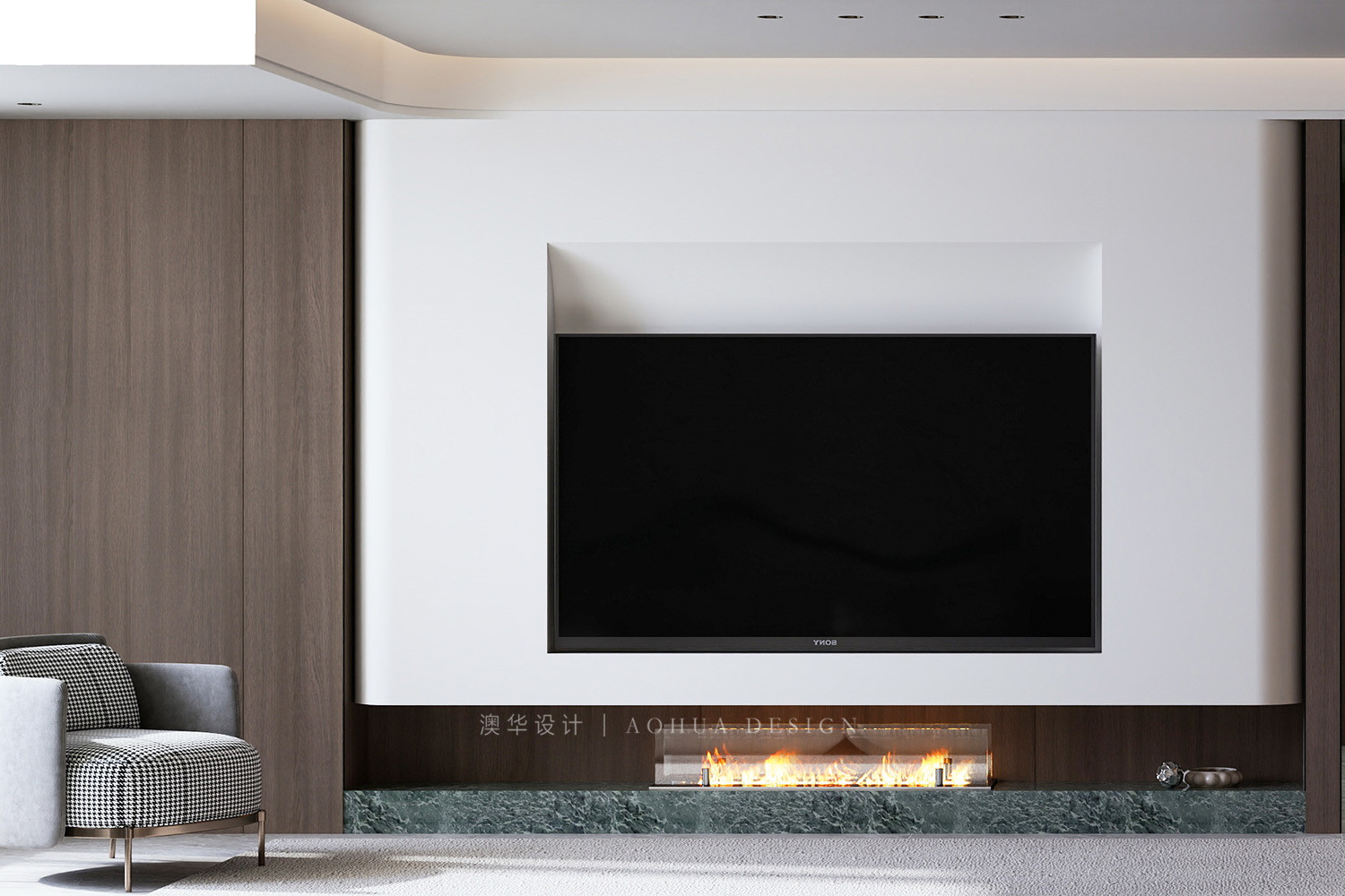 武漢潤府裝修,意式輕奢風格