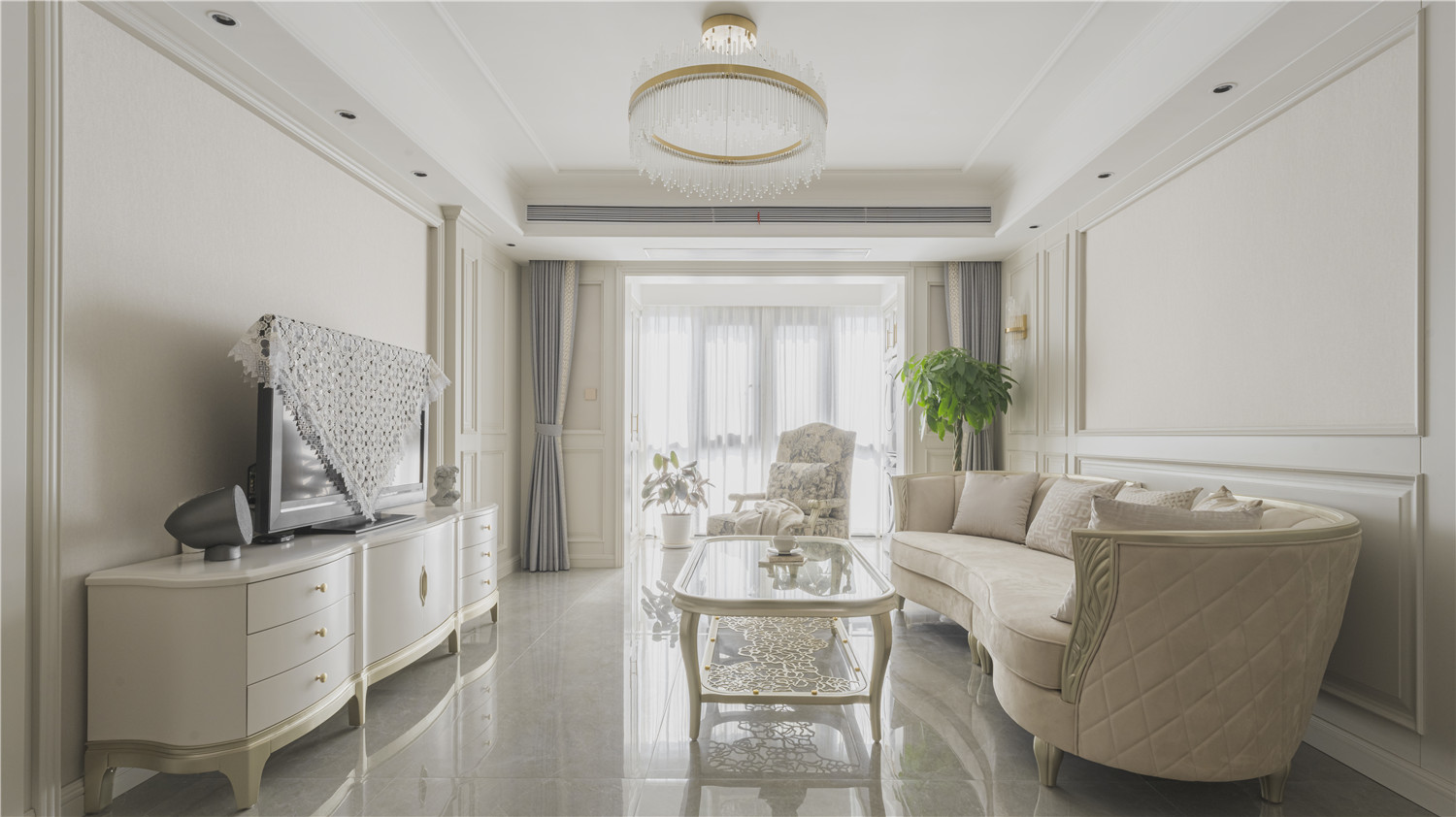 大洲星城裝修,美式輕奢風格