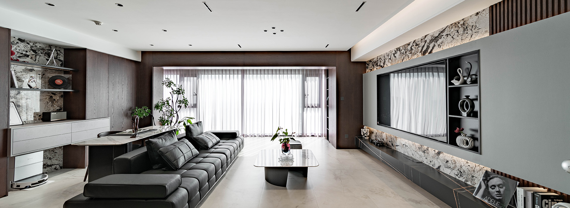 華僑城歡樂天際裝修,意式輕奢風格