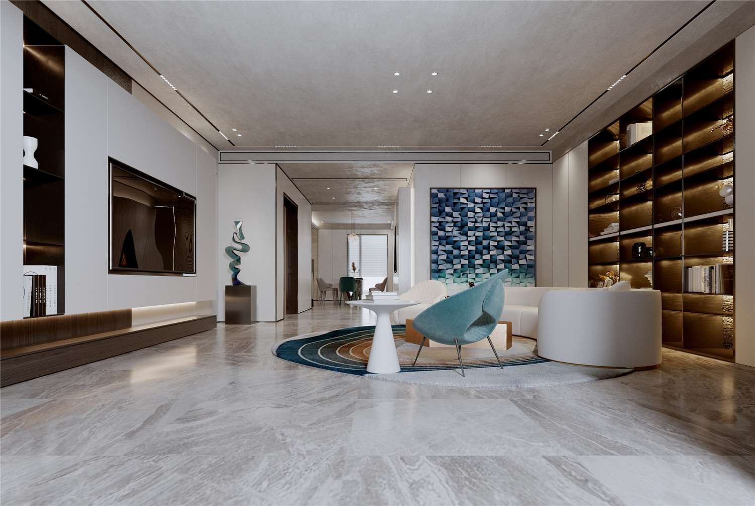 融創(chuàng)壹號院裝修,大平層裝修