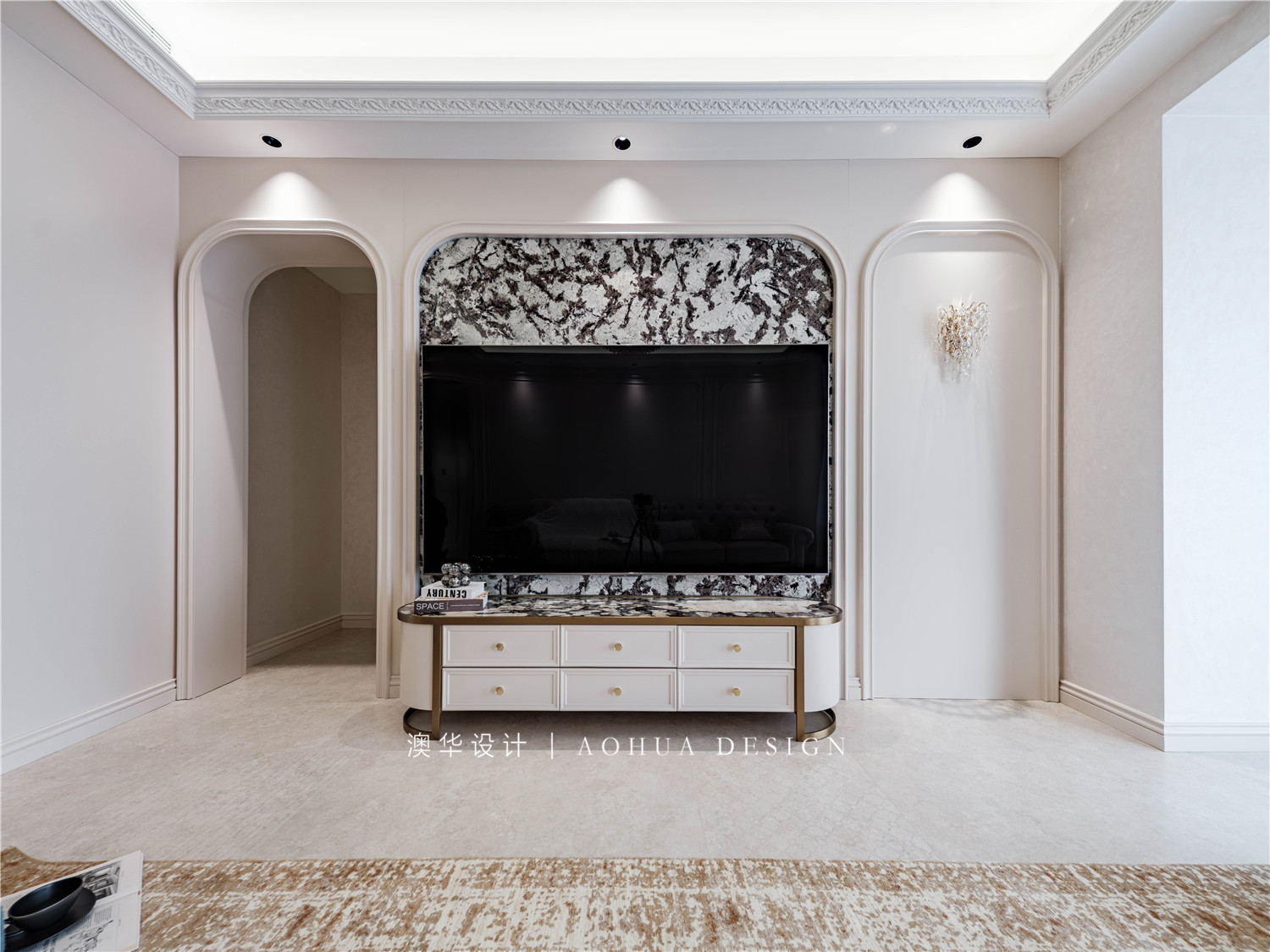 現代法式風格,大平層裝修